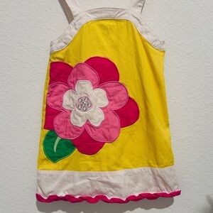 Gymboree Yellow and White Dress